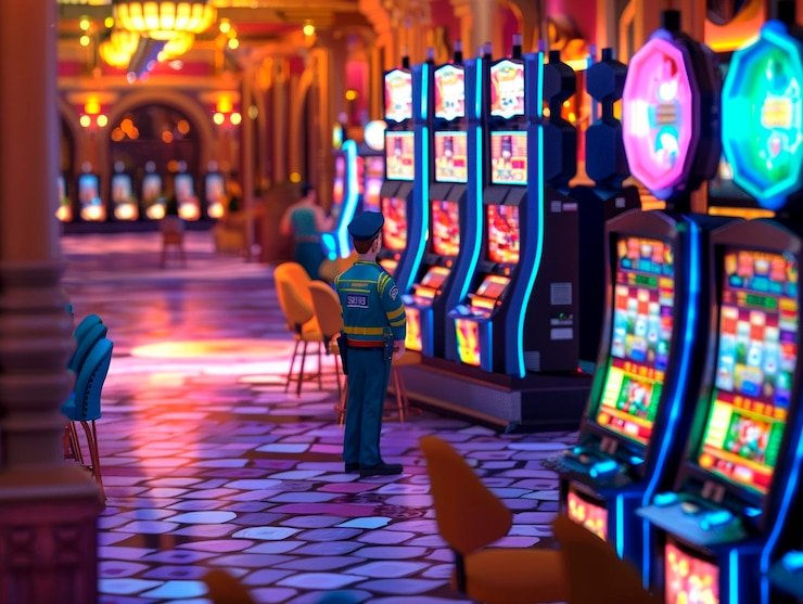 Fitur bonus The Great Icescape dengan putaran gratis dan multiplier yang ditampilkan di layar rasa 4d